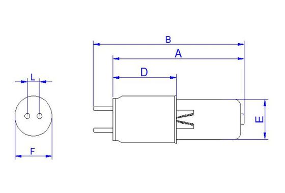 UV Ballast 12VDC Ηλεκτρονικό ballast 3W UV μικρής ισχύος που σκοτώνει βακτήρια