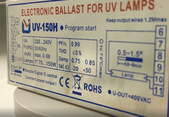 uvc έρμα UV 150H 220V 150W για το ενισχυτικό έρμα λαμπτήρων U810 Z1554