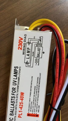 ηλεκτρονικό έρμα λαμπτήρων 230V 40W UV για μικροβιοκτόνο