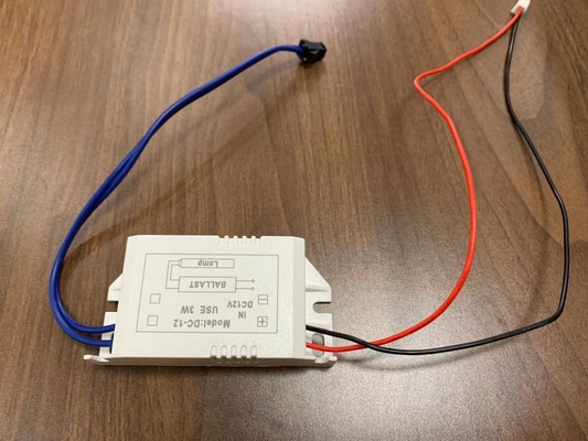 UV Ballast 12VDC Ηλεκτρονικό ballast 3W UV μικρής ισχύος που σκοτώνει βακτήρια