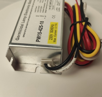 15w ηλεκτρονικό έρμα 220v λαμπτήρων σιδήρου UV - 240v για την UVC απολύμανση