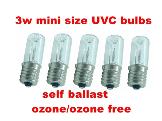 10V 3W UV Lamp Self Ballasted UVC Light Απολύμανση ντουλαπιών παπουτσιών