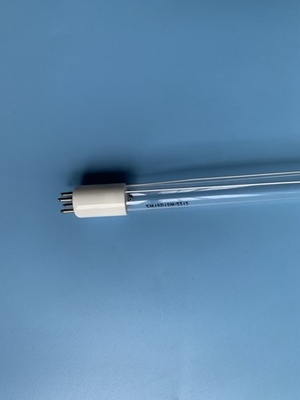 Χαλαζίας 10W 212mm UVC λαμπτήρας απολύμανσης ακαριών θανάτωσης σωλήνων UV φωτός αερίου αποβλήτων