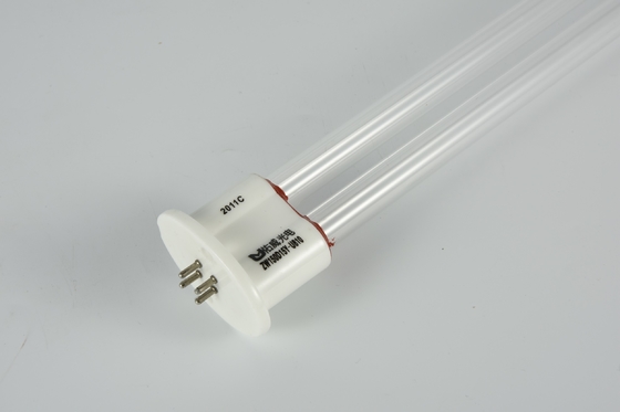 καθαρή UVC λάμπα φωτός 217mm μορφής 60w 95w Χ UV μικροβιοκτόνος σωλήνας χαλαζία μήκους