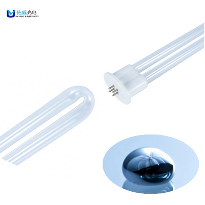 Επεξεργασία οικιακών λυμάτων UVC Light U Shape 100w Λαμπτήρας UV